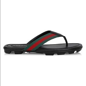 Mens Gucci sandals size 8.5 (7.5) uk Nero black GG